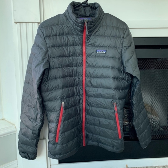 Patagonia Men’s Grey Down Sweater Jacket - Picture 3 of 3